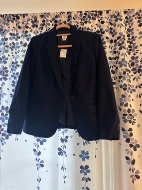 J. Crew Women's Navy Blazer
